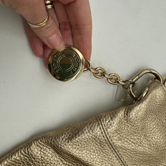 EUC Tommy Hilfiger Womens Purse Gold Shimmering Handbag  Bag - Picture 4 of 7